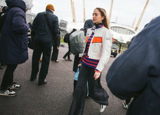 Стритстайл на Неделе моды осень-зима 2022 в Лондоне