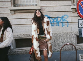 Стритстайл на Неделе моды осень-зима 2022 в Милане