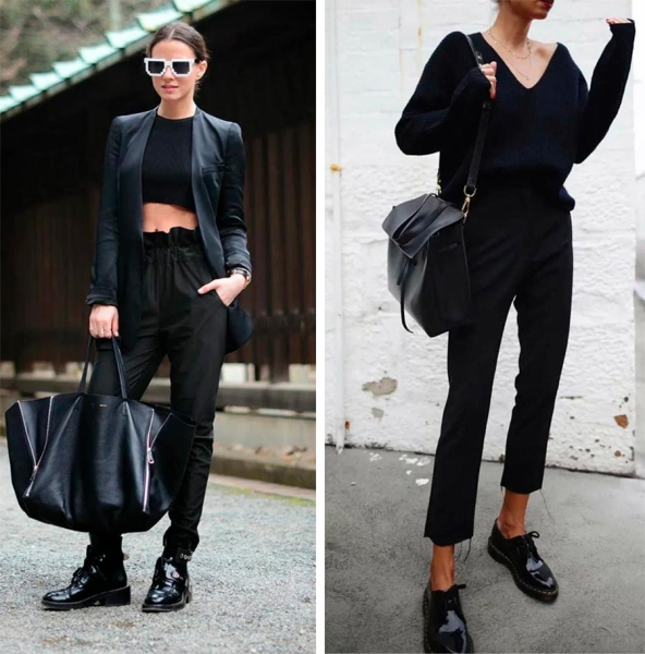 Как сделать стильный гардероб из черных вещей
