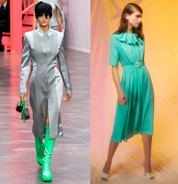 Как сочетать зеленый в одежде: модные идеи сезона и образы от брендов
