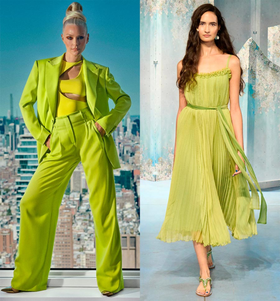 Как сочетать зеленый в одежде: модные идеи сезона и образы от брендов