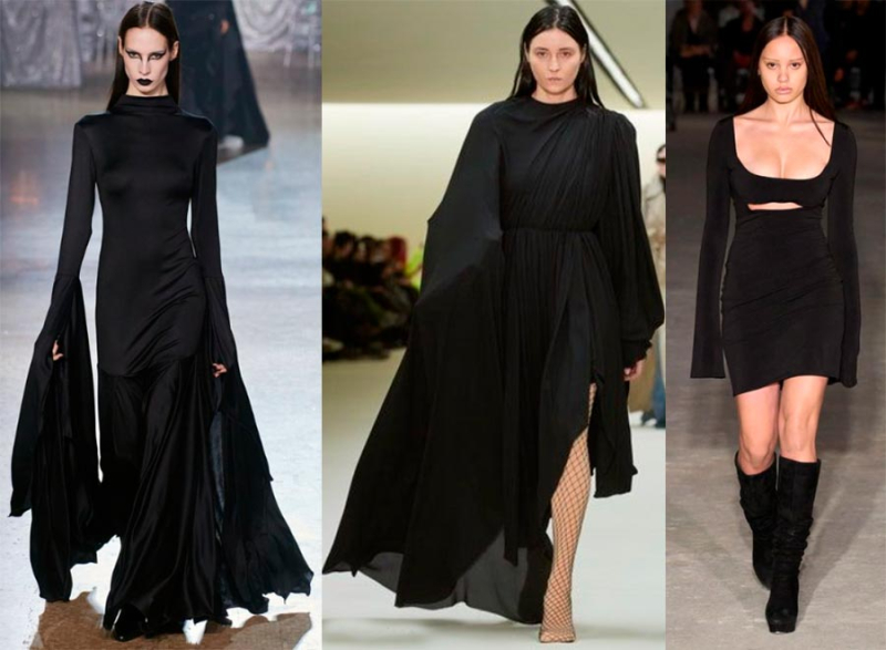 Как стильно носить черную одежду Total Black look